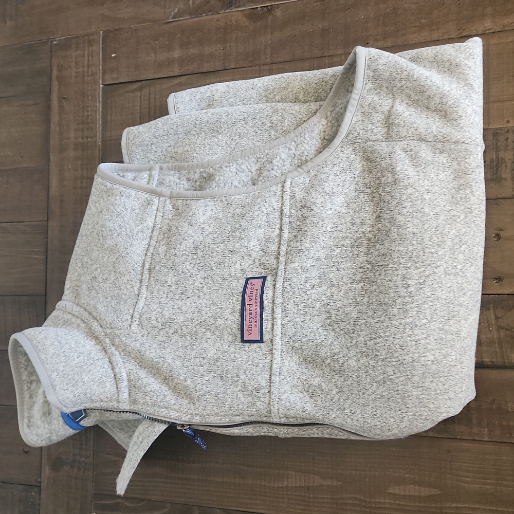 Vineyard Vines Men’s Mountain Sweater Fleece Vest 2XLT Big & Tall Gray
